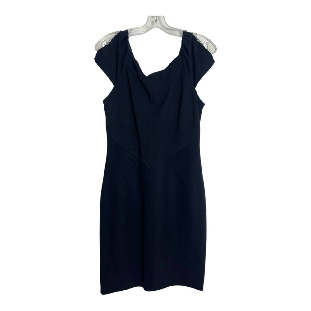 Diane Von Furstenberg Classic Navy Midi Dress - Picture 2 of 5